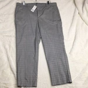 NWT Banana Republic 14 pants plaid $98.50